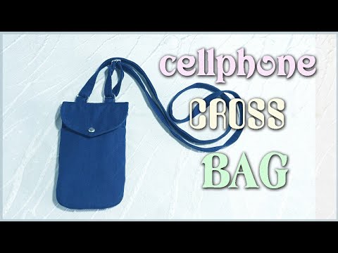 Cách làm túi đựng điện thoại | DIY cellphone cross bag / How to sew a ...