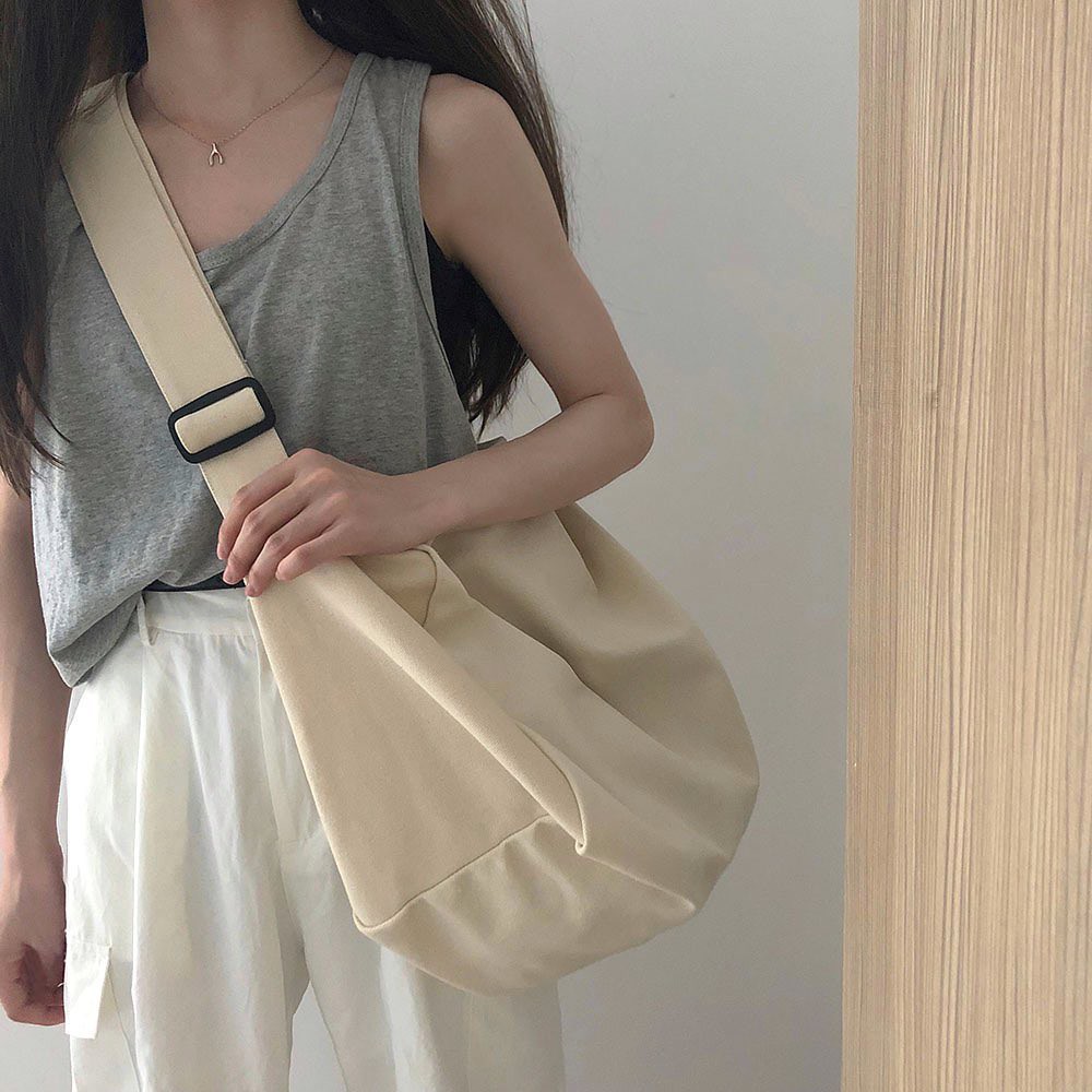 Túi đeo chéo vải thời trang nữ phong cách Hàn Quốc đi học đi chơi đẹp ...